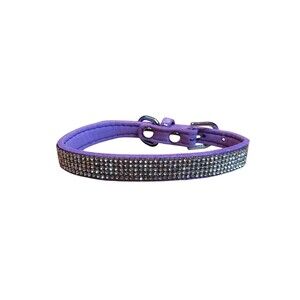 XS/S Light Purple Rhinestone Soft Collar for Dog Cat NEW